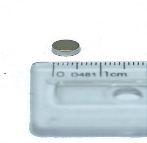 Ímã Neodímio N35 Pastilha 6x2 mm