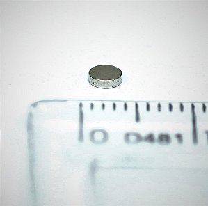 Ímã Neodímio N35 Pastilha 3x1 mm