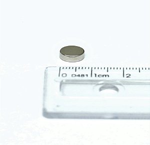 Ímã Neodímio N35 Pastilha 8x3 mm