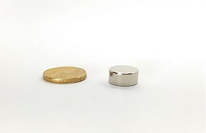 Ímã Neodímio N35 Pastilha 13x6 mm