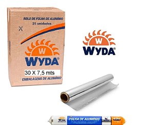 Folha de Alumínio WYDA 30 X 7,5 caixa com 50 unidades