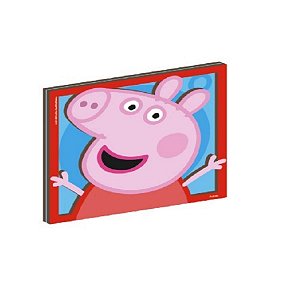 Quadro decorativo A4 Desenho Peppa Pig Serie