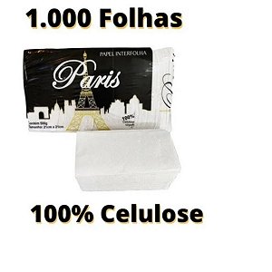 Papel Toalha Interfolha 2 Dobras Intercaladas 21x21cm Branco - Paris -  Pacote 1000 FL - Lueri Clean - Distribuidora Especializada em Produtos de  Limpeza para Empresas