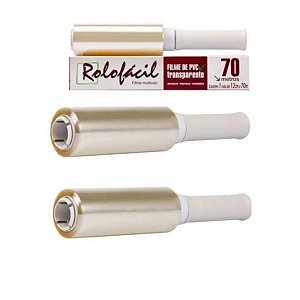 Filme Pvc Rolo Fácil 12 X 70 Mts Lusafilm 1 unidade