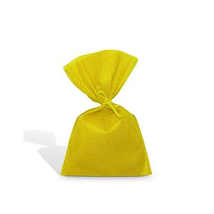 Saco Surpresa Tnt Amarelo 13x25cm C/10 - Best Fest