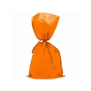 Saco Surpresa Tnt Laranja 13x25cm C/10 - Best Fest