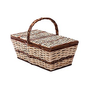 Cesta de Piquenique Vime Ref. 478 1 unidade - Saco de Presente, Saco  Transparente, Saco Adesivado, Embalagem Trufas, Tapetinhos para Doces,  Toalha mesa plástico, Descartáveis