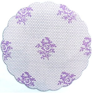 Tapetinhos Fundo para doces Rendado Lilas - 100Un