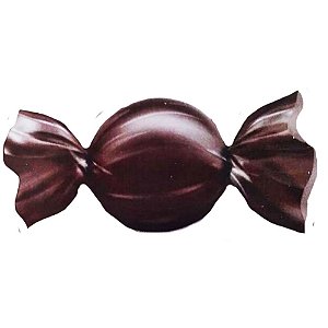 Embalagem para Trufas e Bombons 15x16cm Lisa Marrom