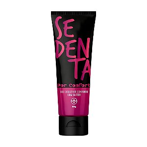 GEL LUBRIFICANTE C/ GLITTER - SEDENTA POR CONFORTO - CRANBERRY 50G