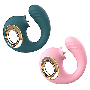VIBRADOR DE PONTO G E CLITÓRIS COM LINGUA - SNAIL - SI