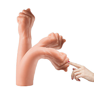 PLUG ANAL FISTING - FORMATO DE MÃO COM PUNHO FECHADO - 29,5 CM