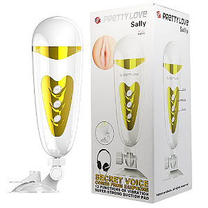 VAGINA LANTERNA EM CYBERSKIN COM VIBRADOR SALLY