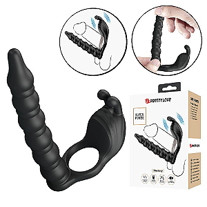 ANEL COMPANHEIRO COM PLUG ANAL ESCALONADO - BALCKNEY