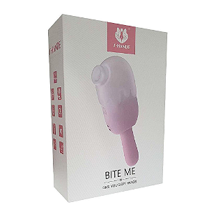 VIBRADOR DE PULSAÇÃO COM FORMATO DE SORVETE - BITE ME