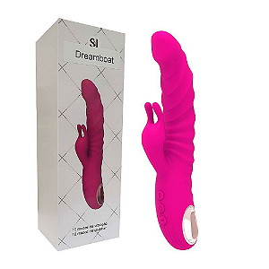 VIBRADOR DE PONTO G E CLITÓRIS COM DEDILHAR - DREAMBOAT - ALWUP