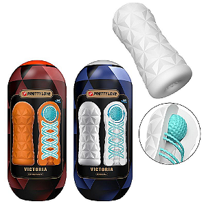MASTURBADOR COM TEXTURA INTERNA DE VAGINA