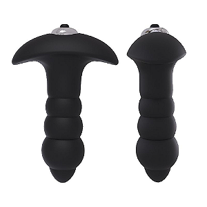 PLUG ANAL COM VIBRO - BUBBLE
