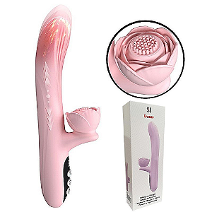 VIBRADOR DE PONTO G E CLITÓRIS COM AQUECIMENTO - EVANS