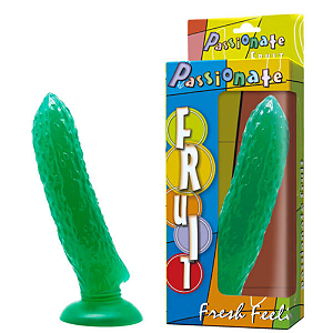 PRÓTESE FORMATO DE PEPINO COM VENTOSA