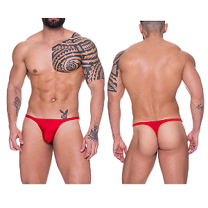 CUECA FIO DENTAL EM SUPLEX VERMELHO