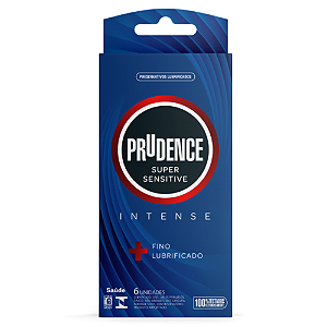 PRESERVATIVO SUPER SENSITIVE INTENSE C/6 - PRUDENCE