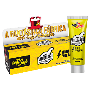 BISNAGA VOLUMAÇO HIGH VOLTAGE - 15ML SOFT LOVE