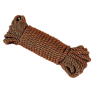 CORDA SADO DE POLIÉSTER 10M - MARROM