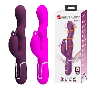 VIBRADOR DE PONTO G E CLITÓRIS COM ONDULAÇÃO - LOURSE