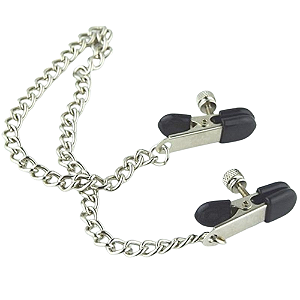 GRAMPO PARA SEIOS COM CORRENTE - PRENDEDOR DE MAMILO