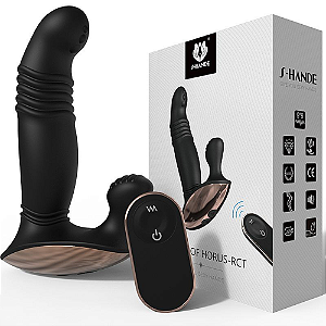 VIBRADOR DE PRÓSTATA COM VAI E VEM E CONTROLE REMOTO - THE EYE OF