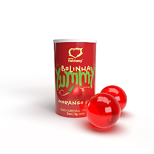 CAPSULA BEIJÁVEL YUMMY MORANGO HOT