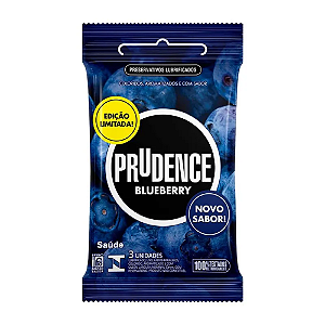 PRESERVATIVO BLUEBERRY C/3 - PRUDENCE