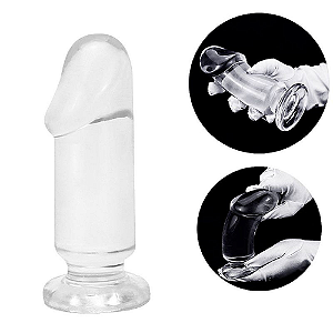 PLUG ANAL DE SILICONE - 16,5 X 5,2 CM