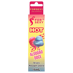 GEL HOT BEIJÁVEL ALGODÃO DOCE - 15ML