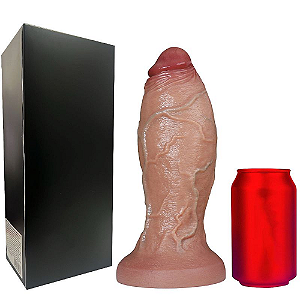 DILDO REALÍSTICO COM VENTOSA - 23,0 X 7,7 CM