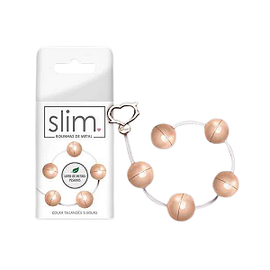 COLAR TAILANDÊS 5 BOLAS METAL - Ø2,4CM