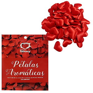PÉTALAS  AROMÁTICAS  DE CORAÇÃO C/ 120 UN