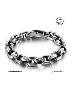 Pulseira viking punk aço inoxidável