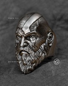 Anel Deus da Guerra de PRATA925