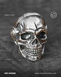 Anel Caveira beast em PRATA 925