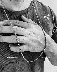 Corrente rino em aço inoxidável