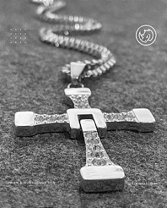 Cruz do Toretto velozes e furiosos em aço inoxidável 316l