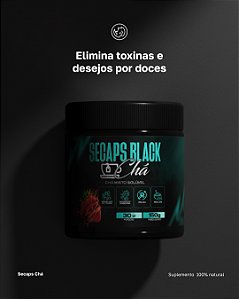Secaps Black chá - Compre 1 pote