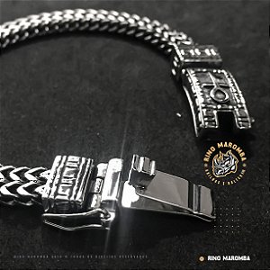 Pulseira egípcia em aço inoxidável