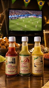 Kit Seleção Mundial de Sabores - 3 Molhos de Pimenta