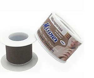 Micropore Pele Morena e Negra -  Pequeno 2,5cm x 4,5m - Missner