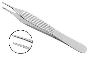 Pinça Adson para Auriculoterapia - 12 cm - Fava