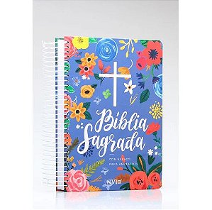 Bíblia Céu Azul Com Espaços Para Anotações - NVI