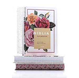 Bíblia Floral  Com Espaços Para Anotações - NVI